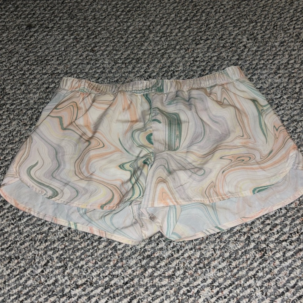 Swirl Pastel Athletic Shorts